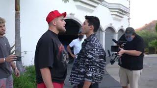 Ryan Garcia Face to Face with Jake Paul