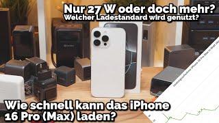 Apple iPhone 16 Pro (Max), wie schnell kann es laden und welcher Ladestandard wird genutzt?