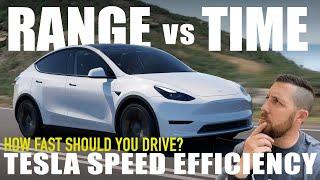 Tesla Speed Efficiency | Time vs. Range: Battle for Supremacy