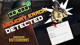 Fix Out of Memory Error Detected in PUBG Battlegrounds PC | Resolve Memory Issue on PUBG