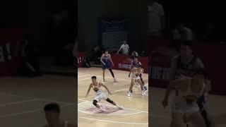 阿不都沙拉木晃倒對手三分打進#cba #chinesebasketballassociation #阿才说球