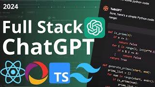 Fullstack ChatGPT Clone - NextJS, React, Convex, Typescript, Stripe, ShadCN, Tailwind CSS