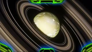 Falling Into J1407b - Super Saturn (POV Simulation)