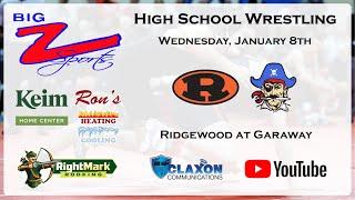 Ridgewood at Garaway - OHSAA Wrestling from BIG Z Sports