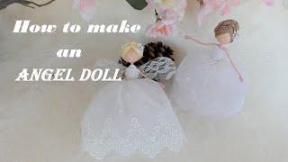 How To Make An Angel Doll | DIY Angel Doll | Búp Bê Thiên Thần 6 | Huong Harmon