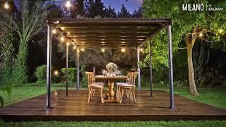 Palram Pavillon Milano 4300 Garden Gazebo Produktdetails Produktvorstellung Outdoor