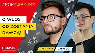 Paciorek x ZMASLO: O włos od zostania Dawcą! #POMAGRAJMY