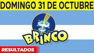 Resultados del sorteo BRINCO del Domingo 31 de Octubre del 2021