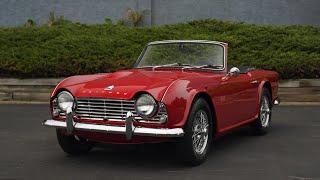 1963 Triumph TR4 Cold Start, Driving, Walk-Around