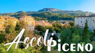 INCREDIBLE ASCOLI PICENO. Italy - 4k Walking Tour around the City - Travel Guide. #Italy