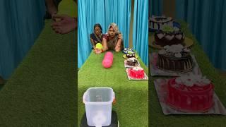 Amazing ball role and win cake  funny family challenge #shorts #game