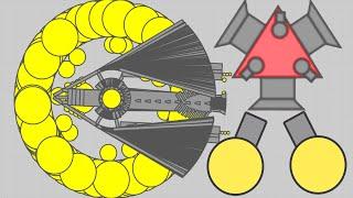 Diep.io Custom Super Boss Tank Domination Epic Turnaround!