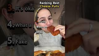 Ranking The Best Cheese Pulls #shorts