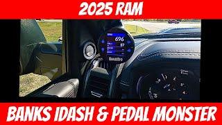 2025 Ram 3500 Cummins Banks IDash and Pedal Monster