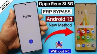 Oppo Reno 8t 5g (CPH2505) Android 13 Frp Unlock/Bypass Withhout PC - Clone Phone Not Open