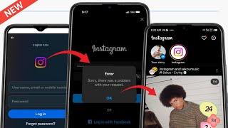 How to fix sorry there was a problem with your request Instagram Login Error 2025