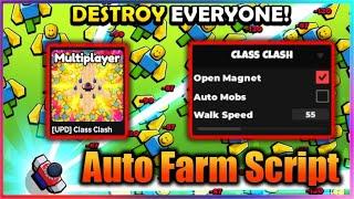  Class Clash Script - Free Magnet, Mobs Farm, Walk Speed
