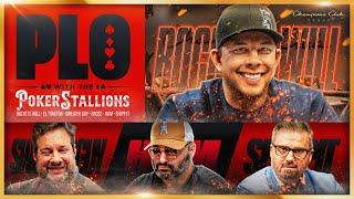 $5/10/25 Pot Limit Omaha Live Poker w/ the Stallions w/ Rockets Will, Sweater Guy, Shipp It & Ham!