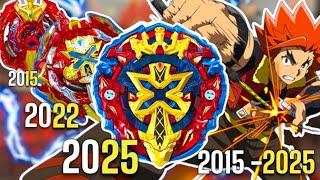 Evolution of XCALIBUR/XCALIUS (2015-2025) Burst - Beyblade X | BEY HISTORY