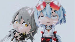 【MMD Honkai Impact 3rd】 Vita x Griseo | Kirby Trumpet Meme