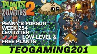 PvZ 2 | Penny's Pursuit | Week 254 Levitater | Level 1-5 & Zomboss |  (LOW LEVEL)