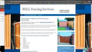 Local SEO Quick Audit Northampton Fencing Website