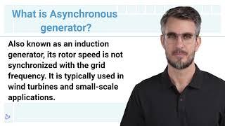 What is Synchronous generator?| what is Asynchronous generator?| What are the generator losses?