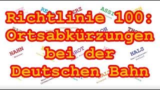 (Trocken-)Futter für Freaks: Ortsabkürzungen bei Die Bahn