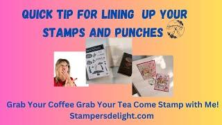 Quick Tip: Perfectly Align Your Stamps and Punches with the Toadstool Bundle!