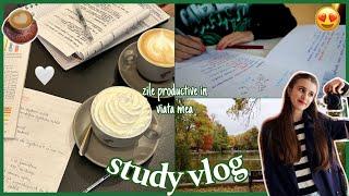 STUDY VLOG || câteva zile productive în viața mea