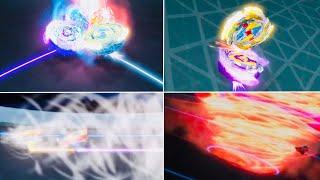 All Tag Team Moves Of Beyblade Burst Surge | Blob Butt |