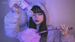 ASMR. giving you a warm and cozy bath (because you stink) ‍️🫧