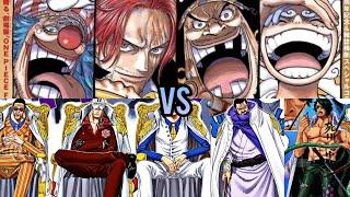 Yonko vs Admirals || One Piece