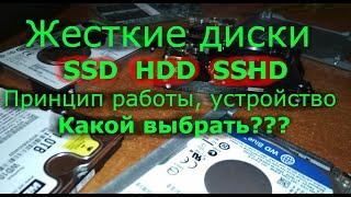 Жесткие диски SSD, HDD, SSHD: принцип работы, устройство, различия. Какой жесткий диск выбрать?