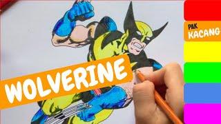 WOLVERINE! How to draw Wolverine from X-Men /// Pak Kacang