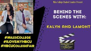 HBCU Unity…. Behind the Scenes With Kalyn and Lamont… #ilovemyhbcu