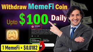 How to Withdraw MemeFi Token || MemeFi Wallet Connect  MemeFi  Listing date