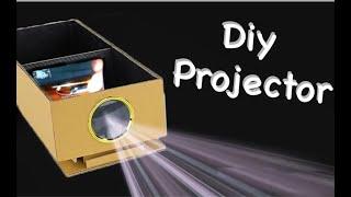 DIy projector ||How to make smartphone projector at home || Raheel tech #project#3dvideo