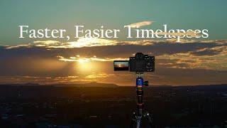 How to make FASTER, easier TIMELAPSES! | S&Q Mode Sony a7iv a7iii a6400