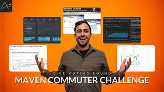 Learn Data Visualization From The Maven Commuter Challenge's Winner Selection Voting Round