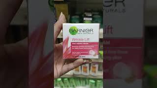 Garnier wrinkle lift anti aging cream #garnier #antiagingcream