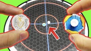 Micro Beyblade Battles in a GIANT Stadium!