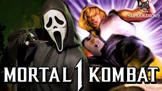 ONLY USING ENFORCER WITH GHOSTFACE - Mortal Kombat 1: "Ghostface" Gameplay (Ghostface DLC)