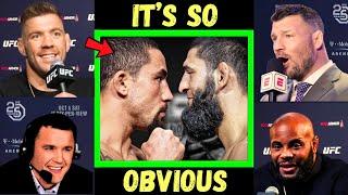 UFC Fighters "Predict" Khamzat Chimaev vs Robert Whittaker | UFC 308