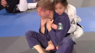 Mixed wrestling daughter fights dad and beats him girl vs guy bjj match