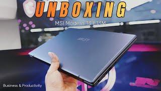 MSI Modern 13 F13MG Intel 13th Gen| UNBOXING