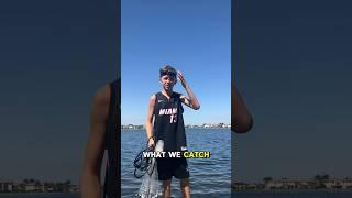 Catching Bait With A Cast Net 