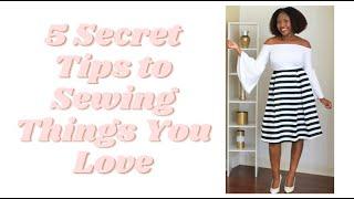 5 Secrets to Sew Clothes that Fit You