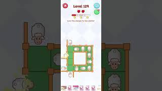 Lure the sheeps to the shelter 02 #challengegames #games #ytshorts