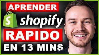 Tutorial de Shopify para Principiantes 2024 - Hacer Una Tienda COMPLETA en 13 Minutos (Paso a Paso)